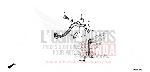 PEDALE CRF450RK de 2019